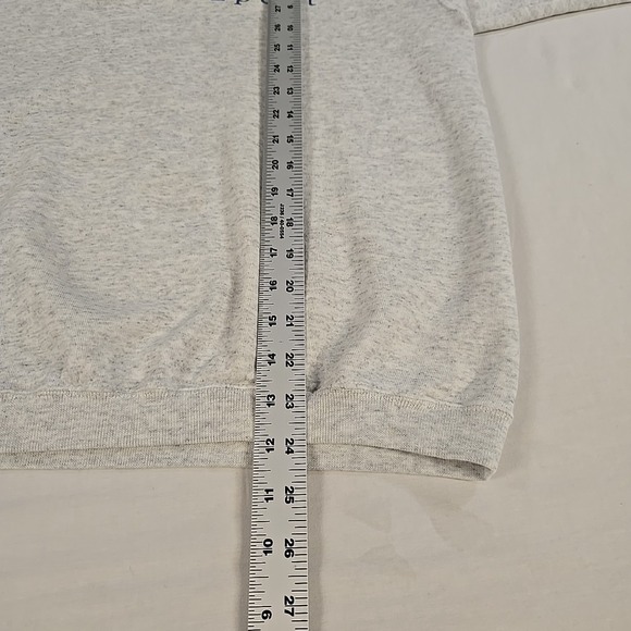 Vintage Disney Epcot 1/4 Zip Sweatshirt Gray 90's Mickey Mouse Made In USA - Picture 8 of 14